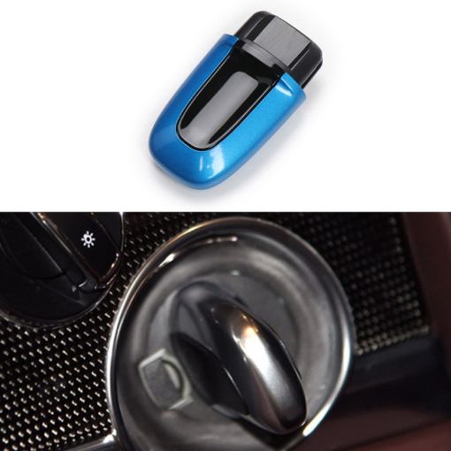 Porsche Cayenne 2011-2017 One-button Start Engine Key Ignition Switch Button (Blue) - 1