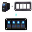 Aluminum Rocker Switch Panel Bracket for Narva Type Boats - 3 Holes - 4