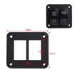 Aluminum Rocker Switch Panel Bracket for Narva Type Boats - 2 Holes - 2