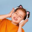 Cute Cat Ear Decoration for Headphones - Black - 6