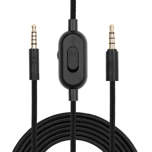 Logitech Gaming Headset Audio Cable - 2m (Black) - 1