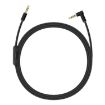 3.5mm Male to Male Earphone Cable with Mic - 1.4m (Black) - 2