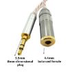 ZS0156 Audio Cable 3.5mm Male to 4.4mm Female Adapter - 2