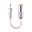 ZS0021 2.5mm Male to 4.4mm Female Balance Adapter Cable Silver - 1