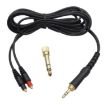 MMCX Interface Headphone Audio Cable for Shure SRH1440 SRH1540 SRH1840 - Black - 1
