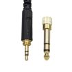 MMCX Interface Headphone Audio Cable for Shure SRH1440 SRH1540 SRH1840 - Black - 3