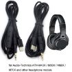 Type-C Audio Headphone Cable for M40X/M50X/M60X/M70X, Wire Control - 4