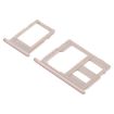 Gold SIM Card Tray + Micro SD Card Tray for Galaxy J3 (2017), J5 (2017), J7 (2017) - 4