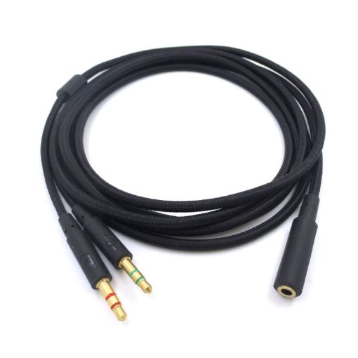 Kingston Skyline Alpha Cloud II 3.5mm Audio Cable - Black - 1