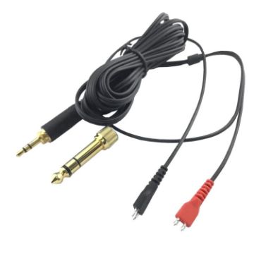 Sennheiser HD25/HD560/HD540 Audio Cable - Left Long Right Short - 1