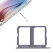 Grey Galaxy S6 2 SIM Card Tray - Compatible with Samsung Galaxy S6 - 1