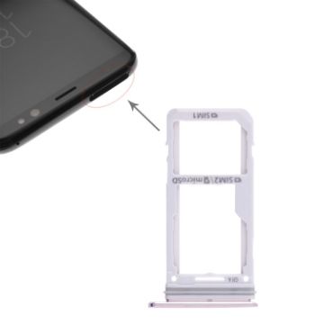 Galaxy S8/S8+ 2 SIM Card Tray/Micro SD Card Tray - Pink - 1