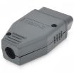 OBDII 16-Pin Connector Adapter Male Cable - Black - 3