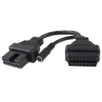 12 Pin to 16 Pin OBDII Diagnostic Cable for Mitsubishi - Compatible with OBD2 - 1
