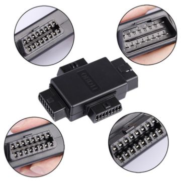 16PIN Car OBD Diagnostic Extended Plug OBD2 Splitter - 1