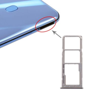 Galaxy A20 A30 A50 SIM Card Tray + Micro SD Card Tray - Grey - 1