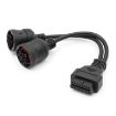 J1708 J1939 6Pin 9Pin to OBD2 16Pin Female Car Diagnostic Adapter Cable - 3