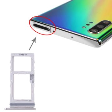 Samsung Galaxy Note10+ SIM Card Tray + Micro SD Card Tray (Grey) - 1