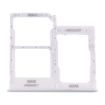 Samsung Galaxy A41/A415 SIM Card Tray + Micro SD Card Tray - White - 2