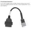 Suzuki Motorcycle OBD 16PIN Female to 6PIN Connector Cable - 4