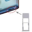 Samsung Galaxy A71/A715 SIM Card Tray + Micro SD Card Tray - Silver - 1