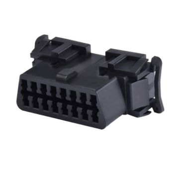 5pcs Car OBD2 16-pin Connector Diagnostic Female Plug - 1