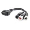 Motorcycle OBD II Adapter Cable for Honda/Yamaha - 2