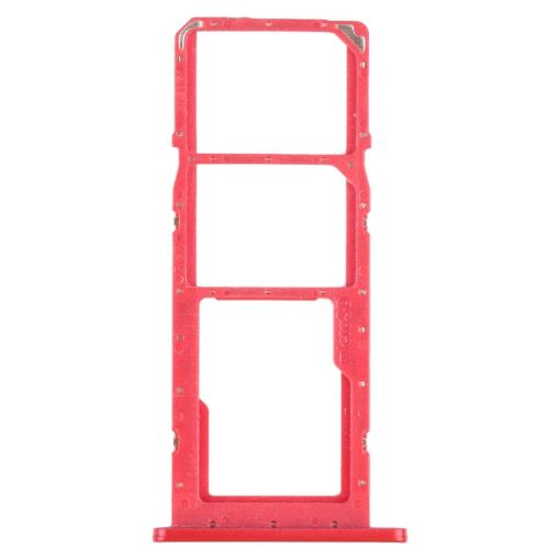 Samsung Galaxy A02s SM-A025 SIM Card Tray + Micro SD Card Tray (Red) - 1