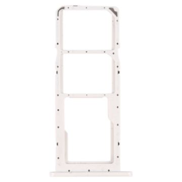 Samsung Galaxy A02s SM-A025 SIM Card Tray + Micro SD Card Tray (White) - 1