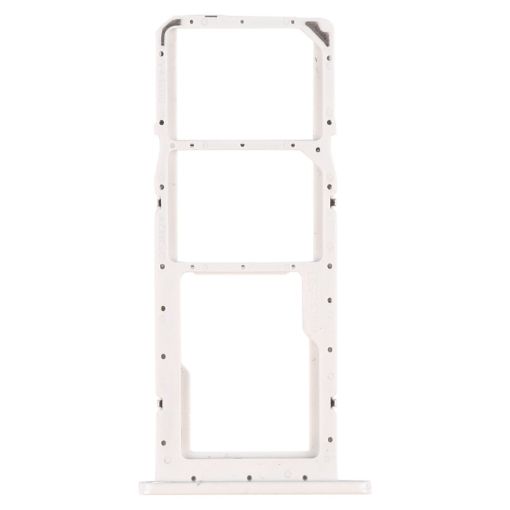 Samsung Galaxy A02s SM-A025 SIM Card Tray + Micro SD Card Tray (White) - 1