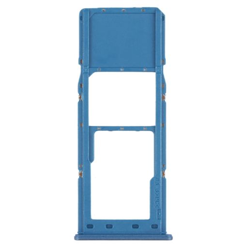 Samsung Galaxy A12 SM-A125 SIM Card Tray + Micro SD Card Tray Blue - 1