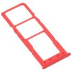Samsung Galaxy A12 SM-A125 SIM Card Tray + Micro SD Card Tray (Red) - 3