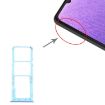 Samsung Galaxy A32 SM-A325 SIM Card Tray + Micro SD Card Tray Blue - 4