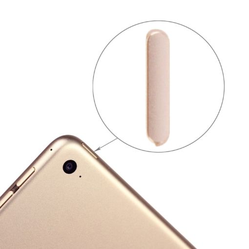 Gold Power Button for iPad mini 4 - Replacement Part - 1