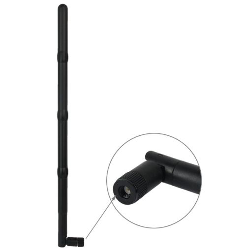 Wireless 15DBi RP-SMA Male Network Antenna - Black - 1