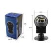 Pocket Ball Compass for Outdoor Hiking Car - Black - 6