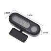 Car Electronic Clock Temperature Meter Night Light LED Temperature Time Meter - 3