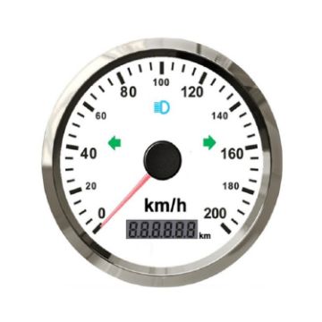 TNG85 Car Motorcycle GPS Speed Odometer - Silver Frame - Google Shopping - 1