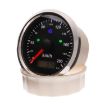 TNG85 GPS Speed Odometer - Silver Frame, Black Background - 3