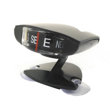 LC35 Vehicle Compass Car Ornament with Suction Cup & Sticker - 1