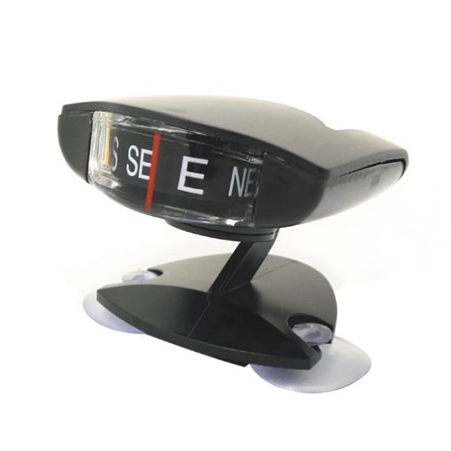 LC35 Vehicle Compass Car Ornament with Suction Cup & Sticker - 1