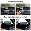 Car Digital Display Clock Luminous Electronic Thermometer Voltmeter - 4