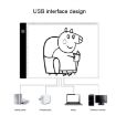 Picture of 3.5W 5V LED USB Three Level of Brightness Dimmable A4 Acrylic Scale Copy Boards Anime Sketch Drawing Sketchpad