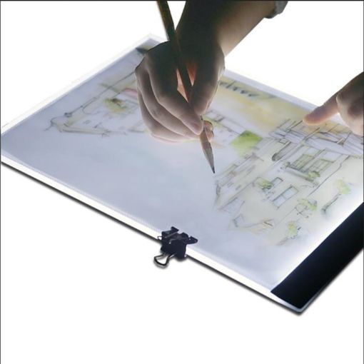 Ultra-thin A4 Size USB LED Tracing Light Box for Artists - Brightness Control - 1