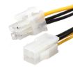 ATX 4 Pin Male to Female Power Supply Extension Cable - Connector - 3