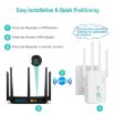 U10 1200Mbps WiFi Extender Signal Booster Dual Band 5G Repeater - 4