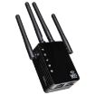 1200Mbps WiFi Range Extender Repeater EU Plug Black - 1