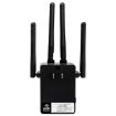 1200Mbps WiFi Range Extender Repeater EU Plug Black - 4