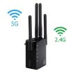 Picture of 5G/2.4G 1200Mbps WiFi Range Extender WiFi Repeater With 2 Ethernet Ports EU Plug White