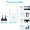 2.4G 300M Wi-Fi Amplifier Long Range WiFi Repeater EU Plug Black - 5